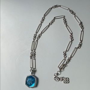 Kendra Scott blue necklace